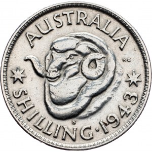 Australia, 1 Shilling 1943