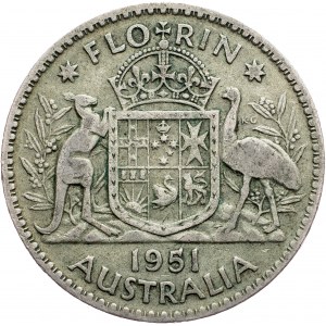 Australia, 1 Florin 1951