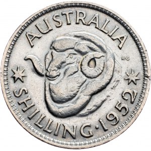 Australia, 1 Shilling 1952