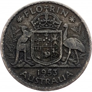 Australia, 1 Florin 1953
