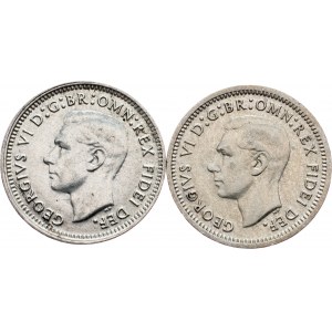 Australia, 3 Pence 1951, 1952