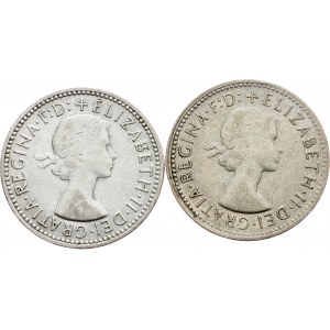 Australia, 1 Shilling 1957, 1958