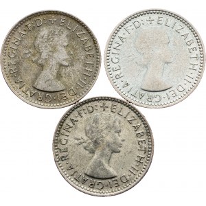 Australia, 6 Pence 1958, 1959, 1960