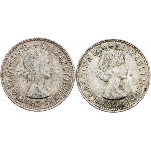 Australia, 1 Shilling 1962, 1963