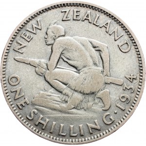 New Zealand, 1 Shilling 1934