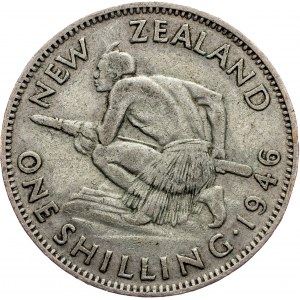 New Zealand, 1 Shilling 1946