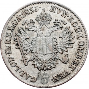 Franz II. (I.), 1 Kreuzer 1835, A