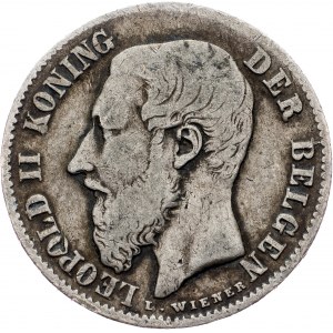 Belgium, 50 Centimes 1886