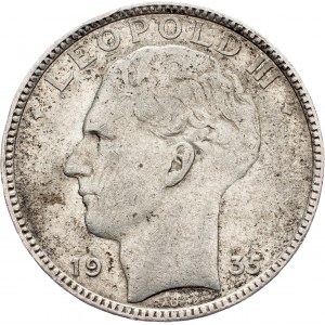 Belgium, 20 Francs 1935