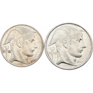 Belgium, 20 Francs, 50 Francs 1953, 1949