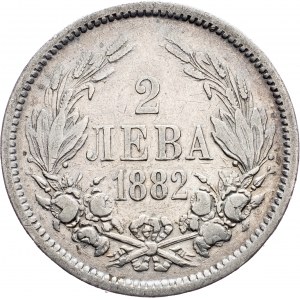 Bulgaria, 2 Leva 1882