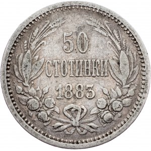 Bulgaria, 50 Stotinki 1883