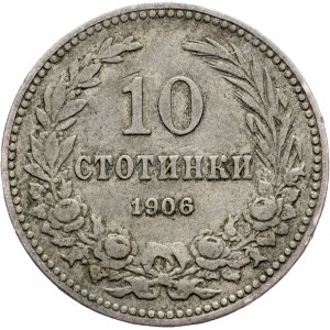 Bulgaria, 10 Stotinki 1906