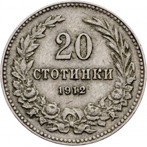 Bulgaria, 20 Stotinki 1912