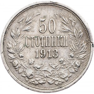 Bulgaria, 50 Stotinki 1913