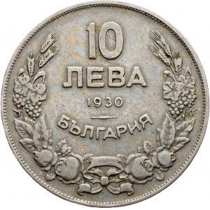 Bulgaria, 10 Leva 1930