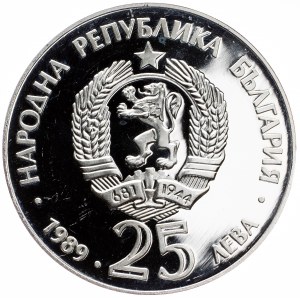 Bulgaria, 25 Leva 1989