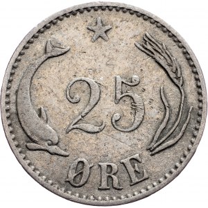 Denmark, 25 Ore 1900