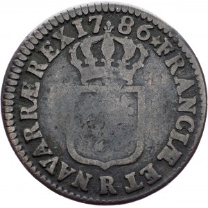 France, 1 Sol 1786, Orleans