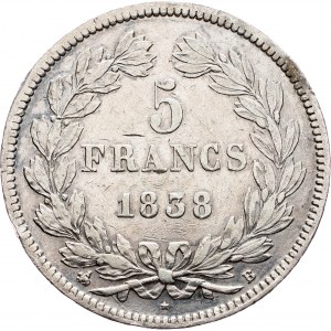 France, 5 Francs 1838, Rouen