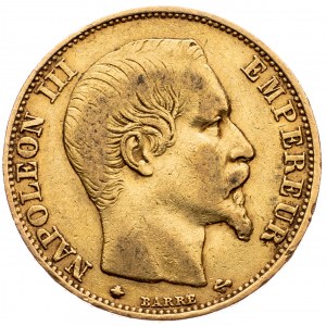 France, 20 Francs 1859, Strasbourg