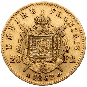 France, 20 Francs 1862, Paris