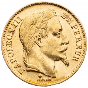 France, 20 Francs 1869, Strasbourg