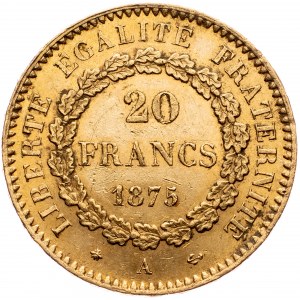 France, 20 Francs 1875, Paris