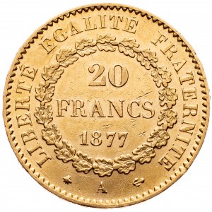 France, 20 Francs 1877, Paris
