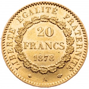 France, 20 Francs 1878, Paris