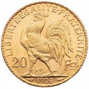 France, 20 Francs 1908, Paris