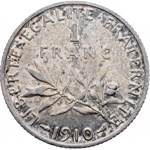 France, 1 Franc 1910, Paris