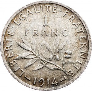 France, 1 Franc 1914