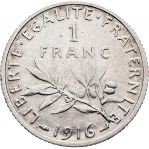 France, 1 Franc 1916, Paris