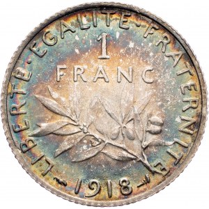 France, 1 Franc 1918, Paris