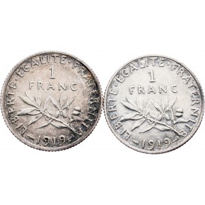 France, 1 Franc 1919, Paris