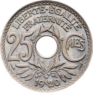 France, 25 Centimes 1920