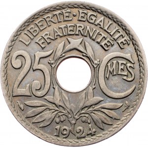 France, 25 Centimes 1924