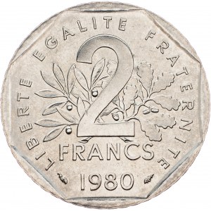 France, 2 Francs 1980