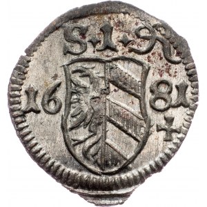 Germany, 1 Pfennig 1681, Nuremberg