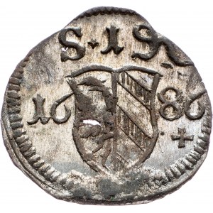 Germany, 1 Pfennig 1686, Nuremberg
