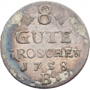 Germany, 8 Gute Groschen 1758