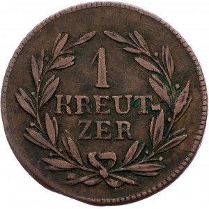 Germany, 1 Kreuzer 1814, Baden