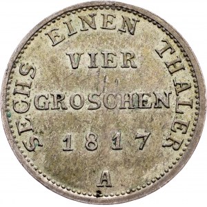 Germany, 4 Groschen 1817, A