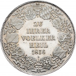 Germany, 1 Thaler 1836, Baden