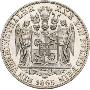 Germany, 1 Thaler 1865, Schaumburg-Lippe