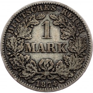 Germany, 1 Mark 1874, A