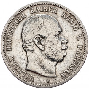 Preussen, 5 Mark 1876, B