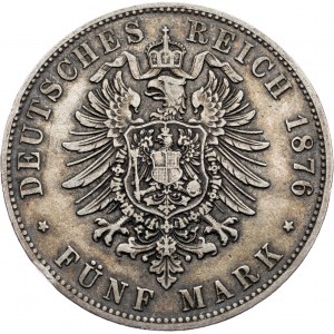 Germany, 5 Mark 1876, D