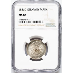 Germany, 1 Mark 1886, D